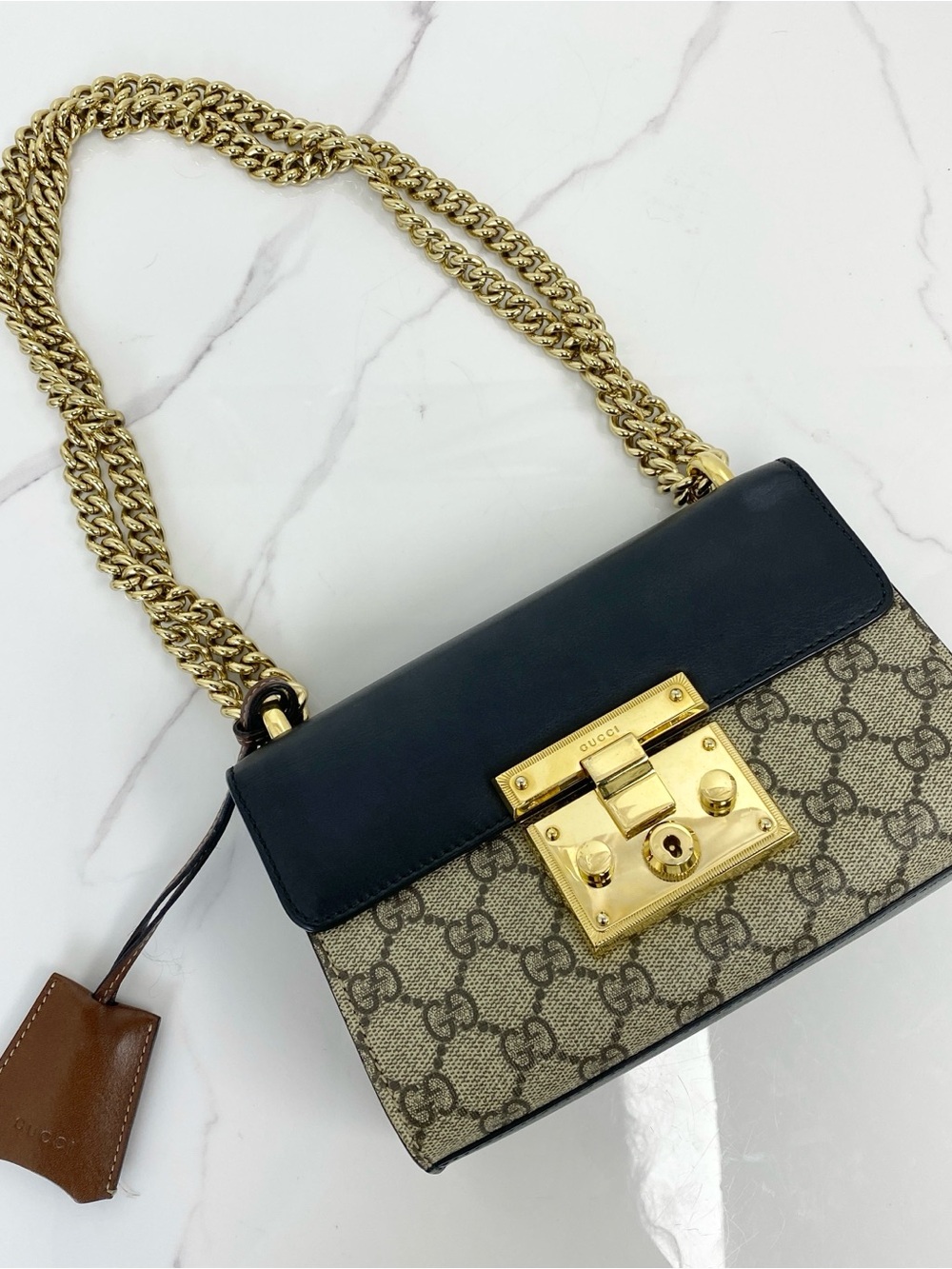 Gucci Padlock GG Supreme Shoulder Bag